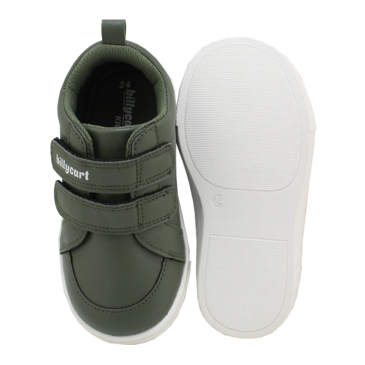 Billycart Arlo Kids Wide-Fit Barefoot Sneakers - Green (Toddler Shoes)