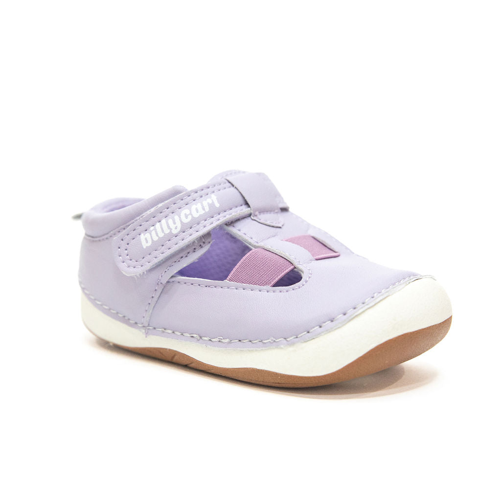 Billycart Indi Kids Wide-Fit First Walker Sandals - Purple (Baby & Toddler Shoes)