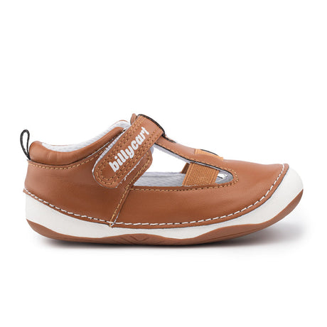 Billycart London Wide Kids Wide-Fit First Walker Sandals - Tan Brown (Baby & Toddler Shoes)