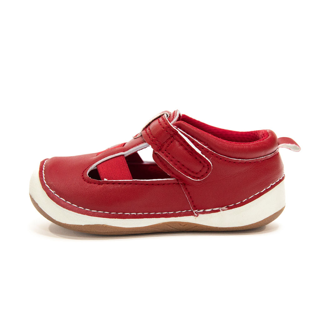 Billycart Boston Kids Wide-Fit First Walker Sandals - Red (Baby & Toddler Shoes)