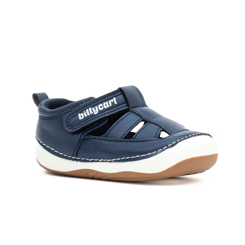 Billycart Taylor Kids First Walker Sandals - Navy Blue (Baby & Toddler Shoes)