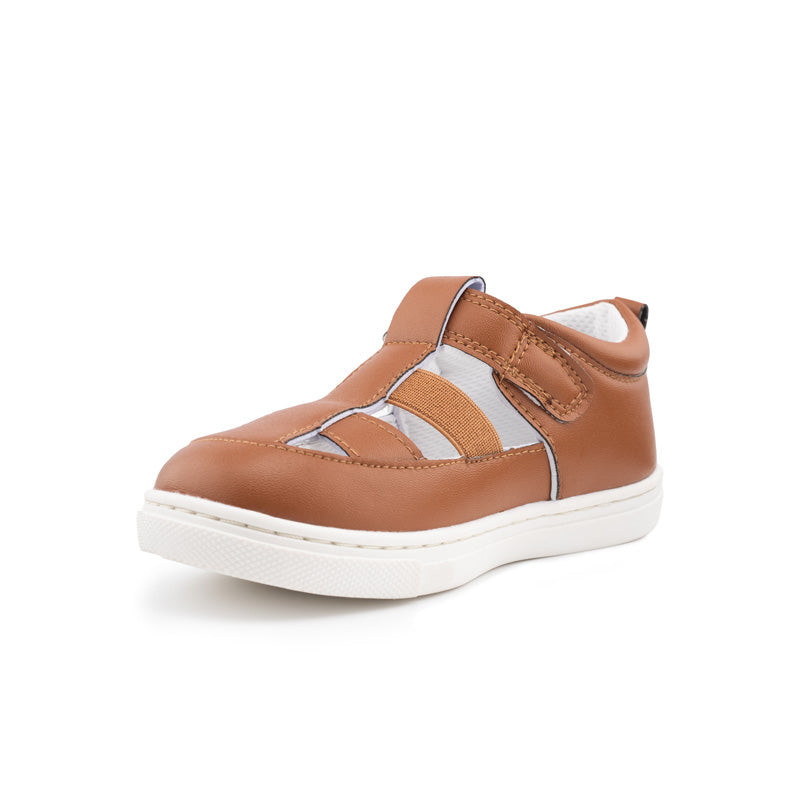 Billycart Lennie Kids Wide-Fit Sandals - Tan Brown (Toddler Shoes)