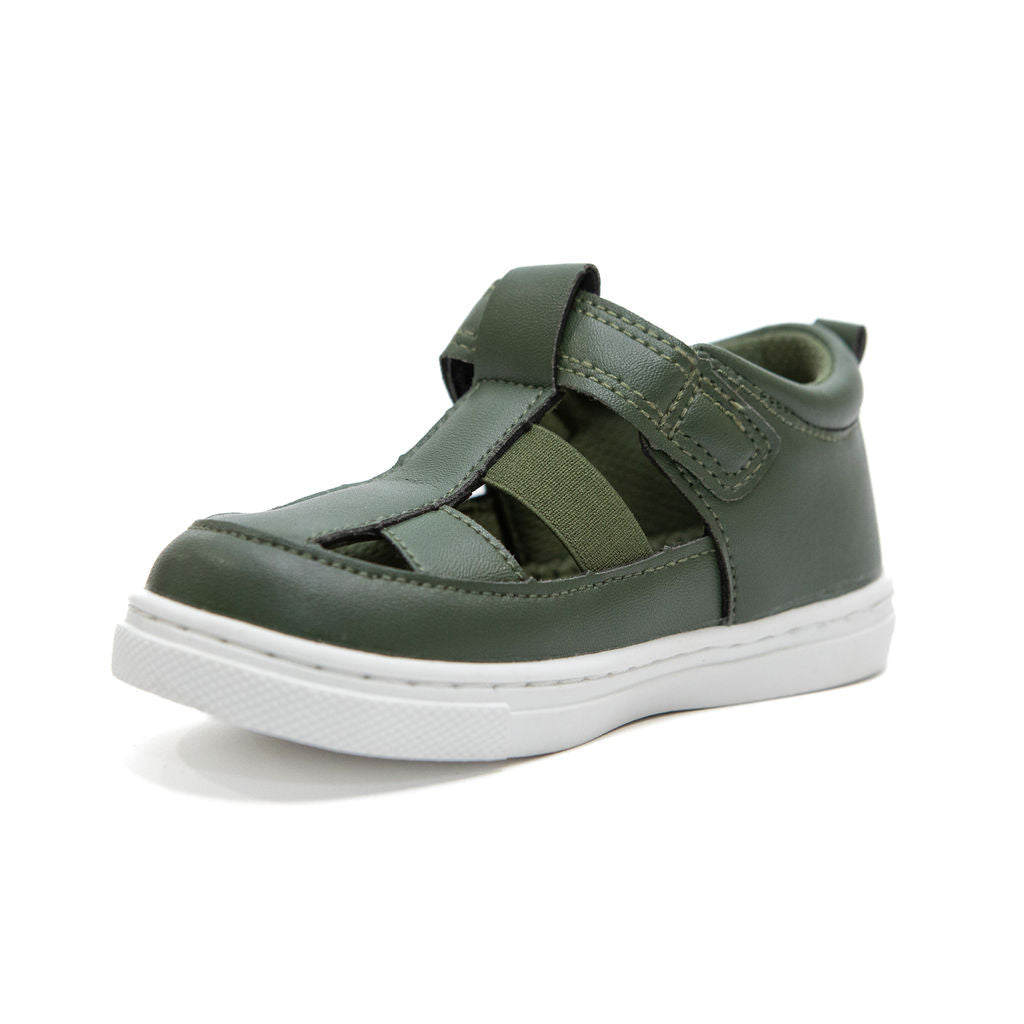 Billycart Morgan Kids Wide-Fit Sandals - Green (Toddler Shoes)