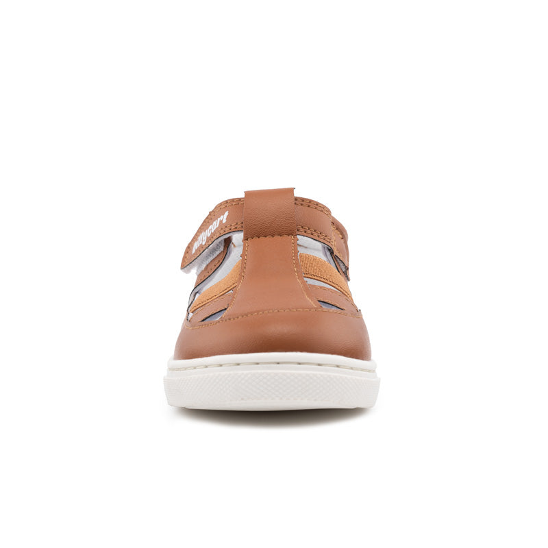 Billycart Lennie Kids Wide-Fit Sandals - Tan Brown (Toddler Shoes)