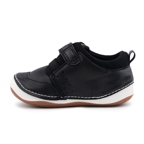 Billycart Jett Kids Wide-Fit First Walker Sneakers - Black (Baby & Toddler Shoes)