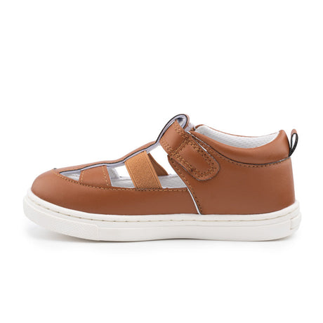 Billycart Lennie Kids Wide-Fit Sandals - Tan Brown (Toddler Shoes)