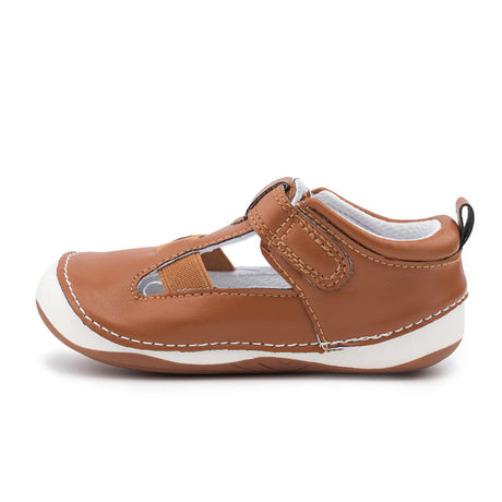Billycart London Wide Kids Wide-Fit First Walker Sandals - Tan Brown (Baby & Toddler Shoes)