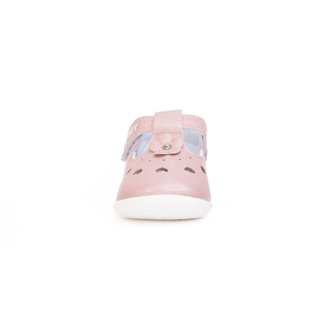 Billycart Rosie Girls Barefoot First Walker T-Bar Sandals - Light Pink (Baby Mary Jane Shoes)