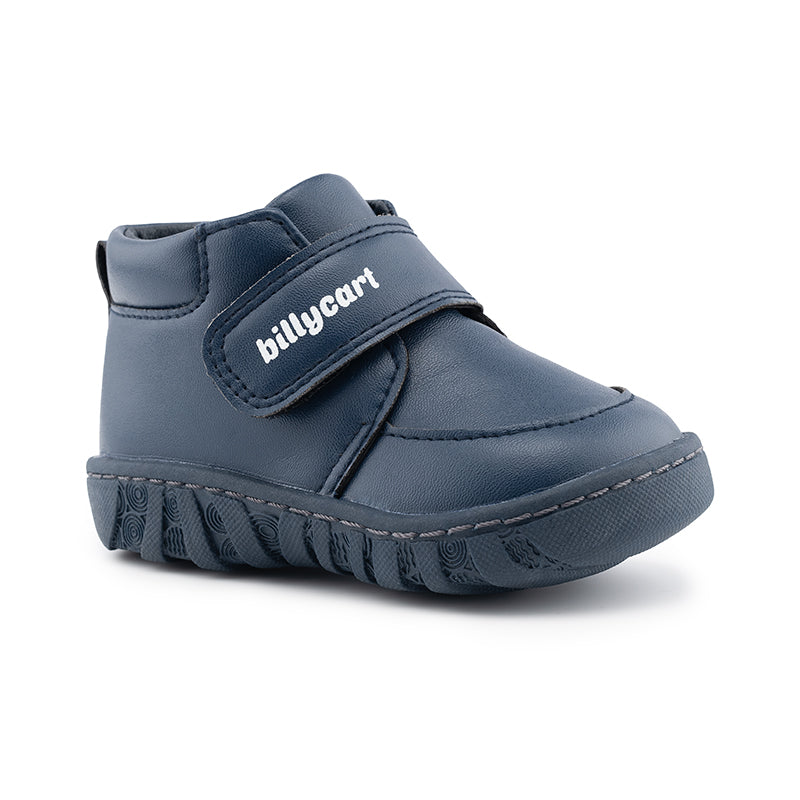 Billycart River Kids Wide-Fit First Walker Boots - Navy Blue (Baby & Toddler Shoes)