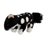 Bocchetta 13cm Mini Quoll Plush Toy - Black (Australian Stuffed Animal Souvenir Keyring Gift)