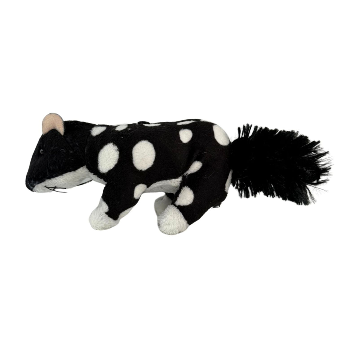 Bocchetta 13cm Mini Quoll Plush Toy - Black (Australian Stuffed Animal Souvenir Keyring Gift)