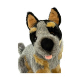 Bocchetta Bluey 22cm Sitting Blue Heeler Cattle Dog Plush Toy (Australian Stuffed Animal Gift)
