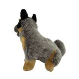 Bocchetta Bluey 22cm 1.5kg Weighted Sitting Blue Heeler Cattle Dog Doorstop Plush Toy (Australian Stuffed Animal Gift)
