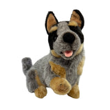 Bocchetta Bluey 22cm 1.5kg Weighted Sitting Blue Heeler Cattle Dog Doorstop Plush Toy (Australian Stuffed Animal Gift)