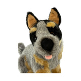 Bocchetta Bluey 22cm 1.5kg Weighted Sitting Blue Heeler Cattle Dog Doorstop Plush Toy (Australian Stuffed Animal Gift)