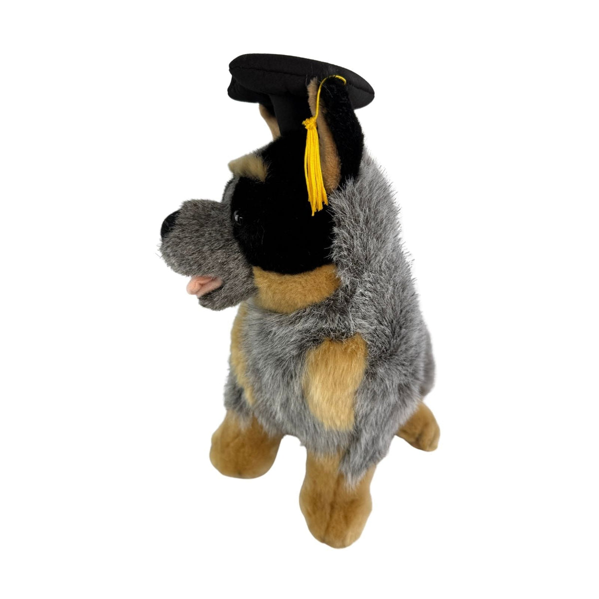 Bocchetta Bluey 22cm Graduation Blue Heeler Cattle Dog Plush Toy (Stuffed Animal Grad Gift)
