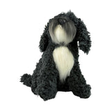 Bocchetta Bonnie 30cm Sitting Cavoodle Oodle Plush Toy - Black (Realistic Stuffed Animal Dog Gift)