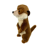 Bocchetta Boris 26cm Standing Meerkat Plush Toy (Realistic Stuffed Animal Wildlife Gift)