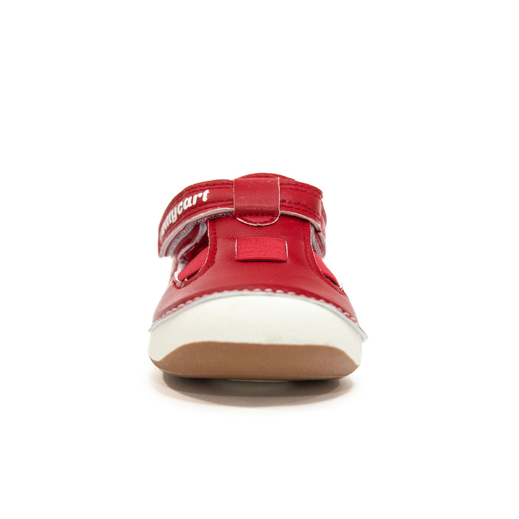 Billycart Boston Kids Wide-Fit First Walker Sandals - Red (Baby & Toddler Shoes)