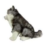 Bocchetta Brock 35cm Sitting Husky Plush Toy (Realistic Stuffed Animal Dog Gift)