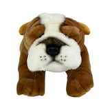 Bocchetta Brutus 30cm Floppy British Bulldog Puppy Plush Toy (Realistic Stuffed Animal Dog Gift)