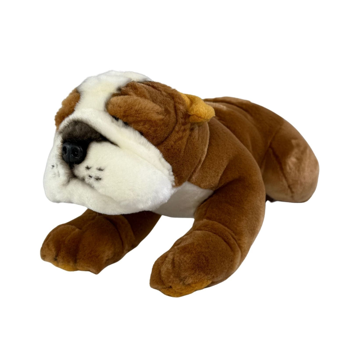 Bocchetta Brutus 30cm Floppy British Bulldog Puppy Plush Toy (Realistic Stuffed Animal Dog Gift)