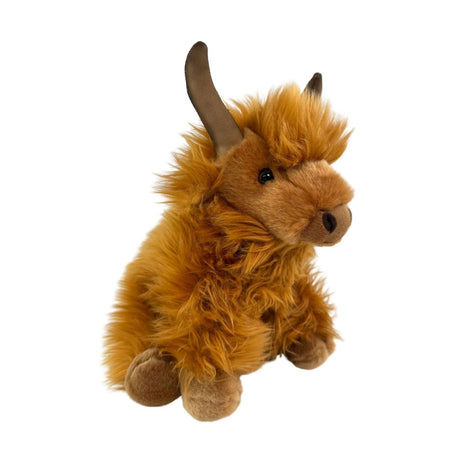 Bocchetta Buttercup 25cm Highland Cow Plush Toy (Realistic Stuffed Animal Farm Gift)