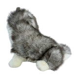 Bocchetta Button 26cm Sitting Husky Puppy Plush Toy (Realistic Stuffed Animal Dog Gift)