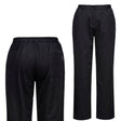 Portwest Rachel Womens Chef Trousers - Black (Ladies Hospitality Workwear Uniform)
