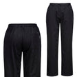 Portwest Rachel Womens Chef Trousers - Black (Ladies Hospitality Workwear Uniform)