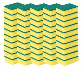 36x Commercial Grade Scourer Sponges - Regular Duty - 15x10x3cm (Bulk Pack)