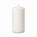 48x White Church Pillar Candles Bulk Pack - Unscented & Lead Free (5x10cm / 2x4")