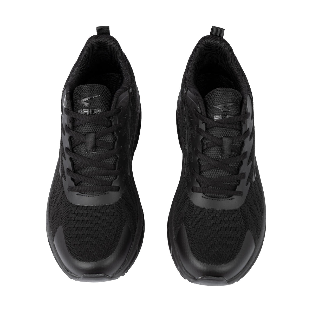 Sfida Cache Womens Knit Runners - Black/Black (Running Shoes/Sneakers)