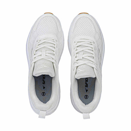 Sfida Cache Mens Knit Runners - White (Running Shoes/Sneakers)