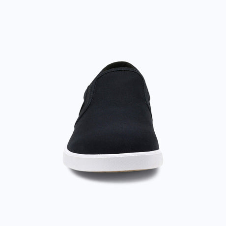 Xero Mens Dillon Canvas Slip-On Barefoot Shoes - Black (Zero Drop Sneakers/Runners)