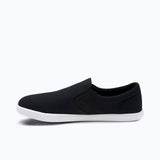 Xero Mens Dillon Canvas Slip-On Barefoot Shoes - Black (Zero Drop Sneakers/Runners)