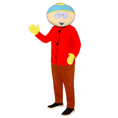 South Park Mens Cartman Party Costume Halloween 90s TV - Officially Licensed