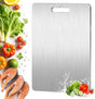 Stainless Titanium Steel Anti-Bacterial Mildew-Proof Cutting Chopping Board 23 X 34cm
