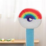 MARTINA Colourful Rainbow Cat Scratching Climbing Tree L