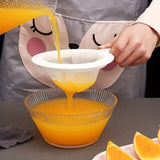 2-Piece Fine Mesh Kitchen Strainer Set - White (Food Sifter for Soy Milk/Flour/Grains/Juice)