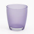 Bathroom Toothbrush Holder Caddy Storage Organizer Oval Tumbler Cup in Purple