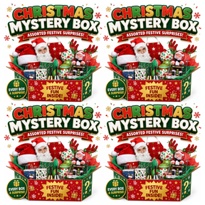 4x Christmas Mystery Gift Box Bulk Pack - Assorted Xmas Products