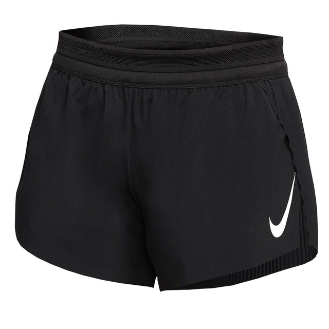 Nike AeroSwift Womens Running Shorts Gym Yoga - Black - M