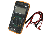 Digital Multimeter Tester Voltage Resistance Ohms Amps DT9205M - Batteries Incl.
