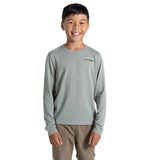 Craghoppers NosiLife Kids Cruz Long Sleeve T-Shirt in Lichen Green