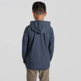 Craghoppers NosiLife Frey Kids Hooded Jacket in Blue Navy Marl