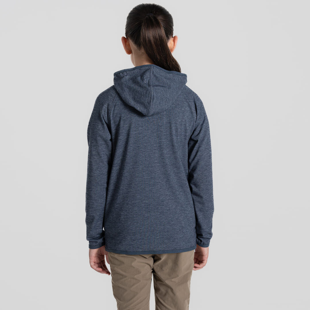 Craghoppers NosiLife Frey Kids Hooded Jacket in Blue Navy Marl