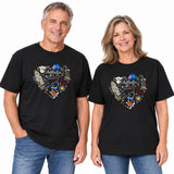 Adults Unisex Loose Fit Australia Outdoors T-Shirt - Black (100% Cotton Souvenir Gift)