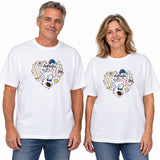 Adults Unisex Loose Fit 100% Cotton Outdoors T-Shirt in White