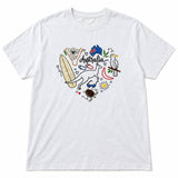Adults Unisex Loose Fit Australia Outdoors T-Shirt - White (100% Cotton Souvenir Gift)